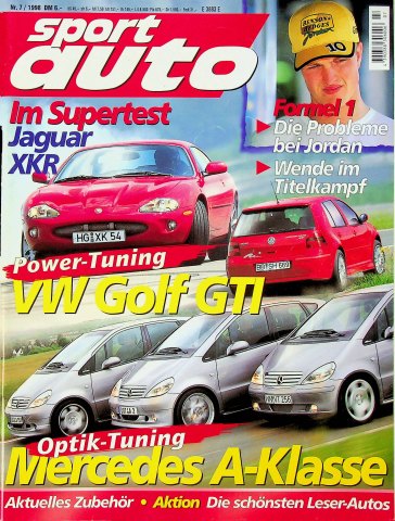 Deckblatt Sport Auto (07/1998)